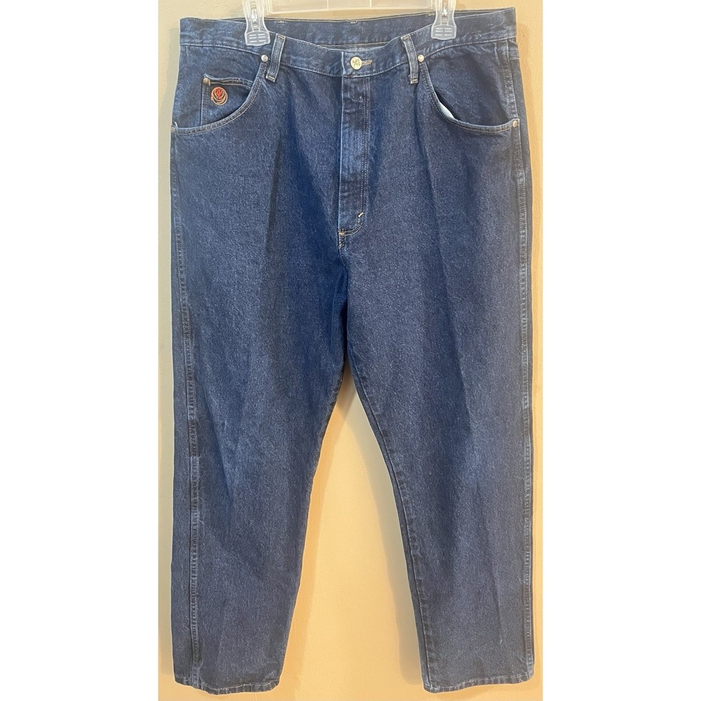 Wrangler Twenty X Style 22 Men's W40 x L34 Dark Wash Relaxed Fit Jeans 22MWXSN